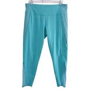 NWT DSG Momentum Mesh High Rise 7/8 Tight Leggings Teal Burst Size XL Activewear
